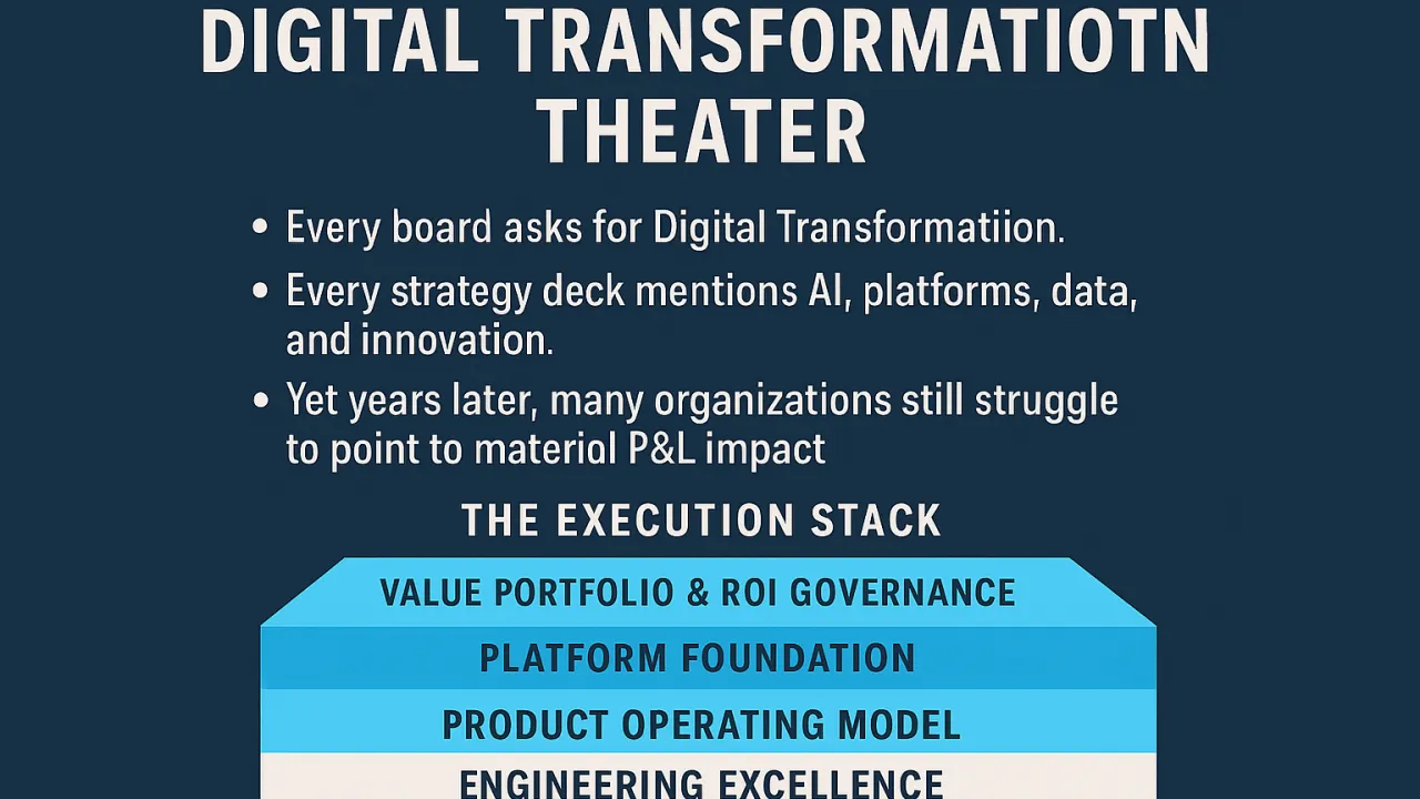 Digital Transformation Theater vs. Impact